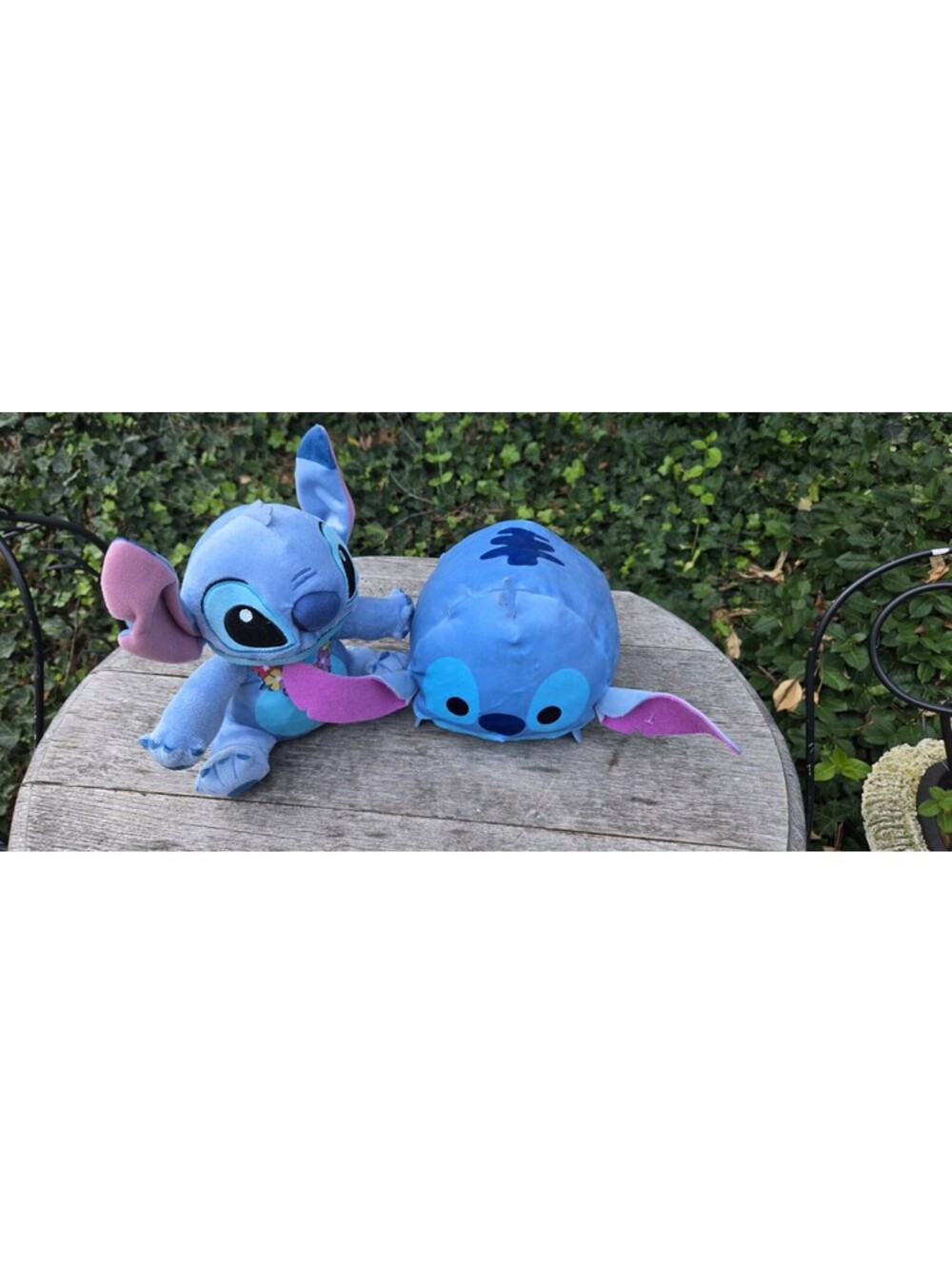 2 Plush Disney Lilo & Stitch Baby & TsumTsum Pillow Plush Stuffed Animals Blue